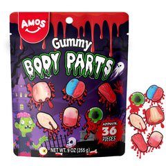 Halloween Candy - Amos Halloween Candy Body Parts Gummies