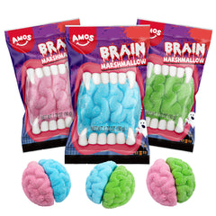 Halloween Candy-Amos Halloween Gummy Brain Marshmallow