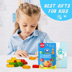 4D Block Gummy - Creative Edible Blocks for Kids 72g