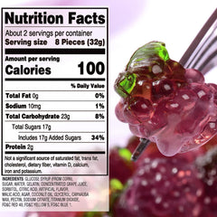 4D Fruit Gummy - Grape Burst Juice Filled- 65g/bag