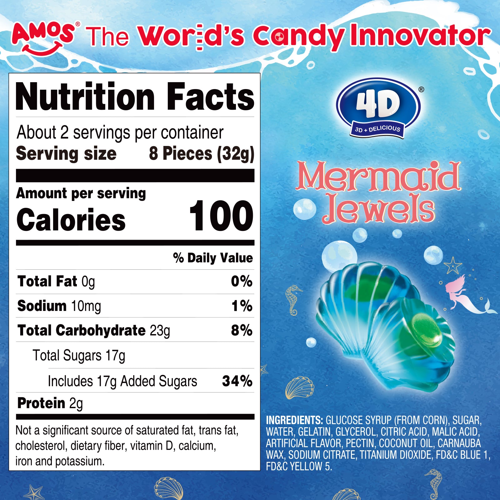 4D Ocean Gummy - Mermaid Jewels