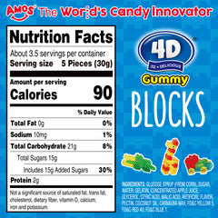 4D Block Gummy - Creative Edible Blocks for Kids 100g