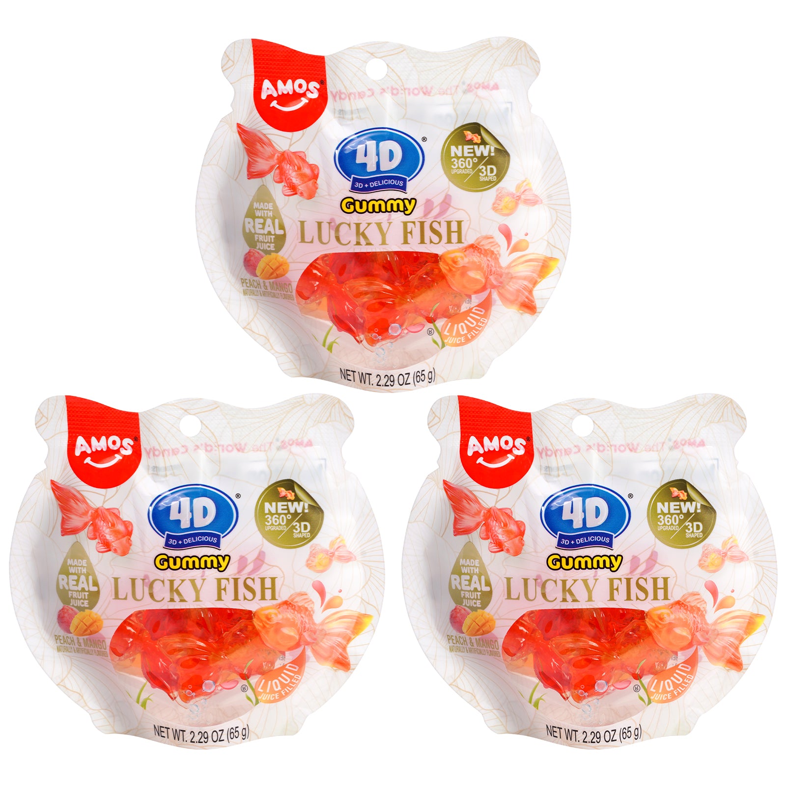 4D Lucky Fish Gummy - 65g/bag - Back in April