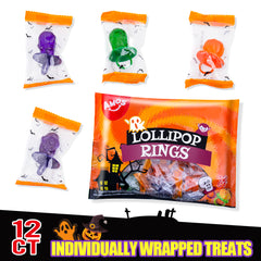 Halloween Candy -AMOS Lollipop Finger Rings