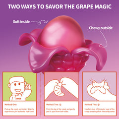 Peelerz Gummy - Peelable Grape Gummy - 62g/bag