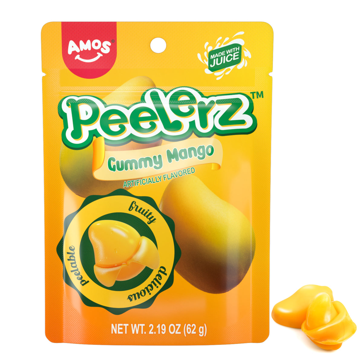 Peelerz - Peelable Mango Gummy Whosale(over 1000 pack)