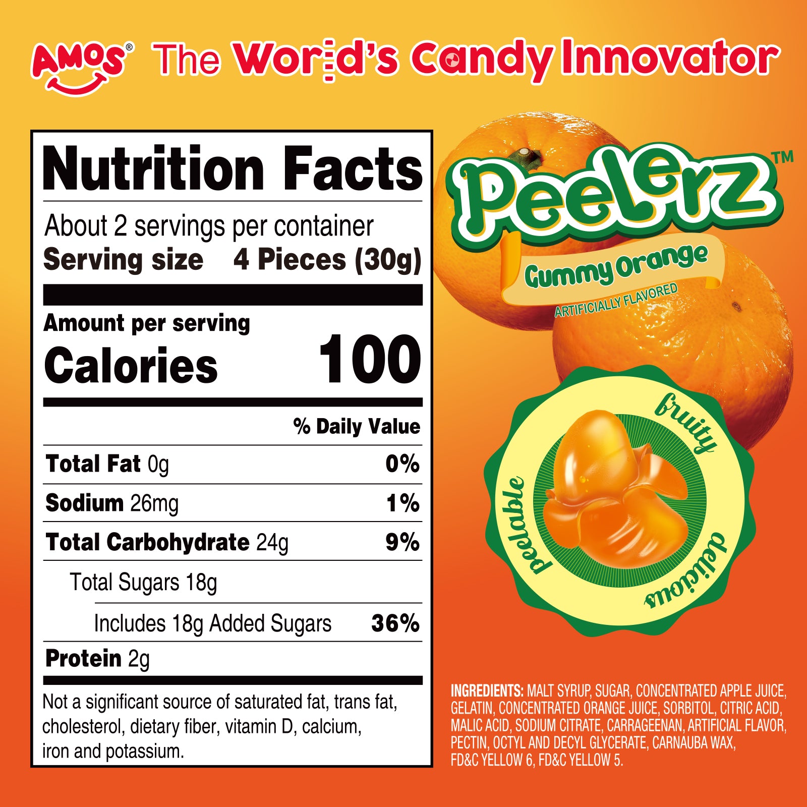Peelerz - Peelable Orange Gummy