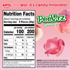 Peelerz - Peelable Peach Gummy - 62g/bag