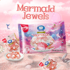 Amos 4D Mermaid Jewels Gummy Candy - pink - 255g/bag