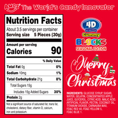 Christmas Candy - 4D Block Gummy