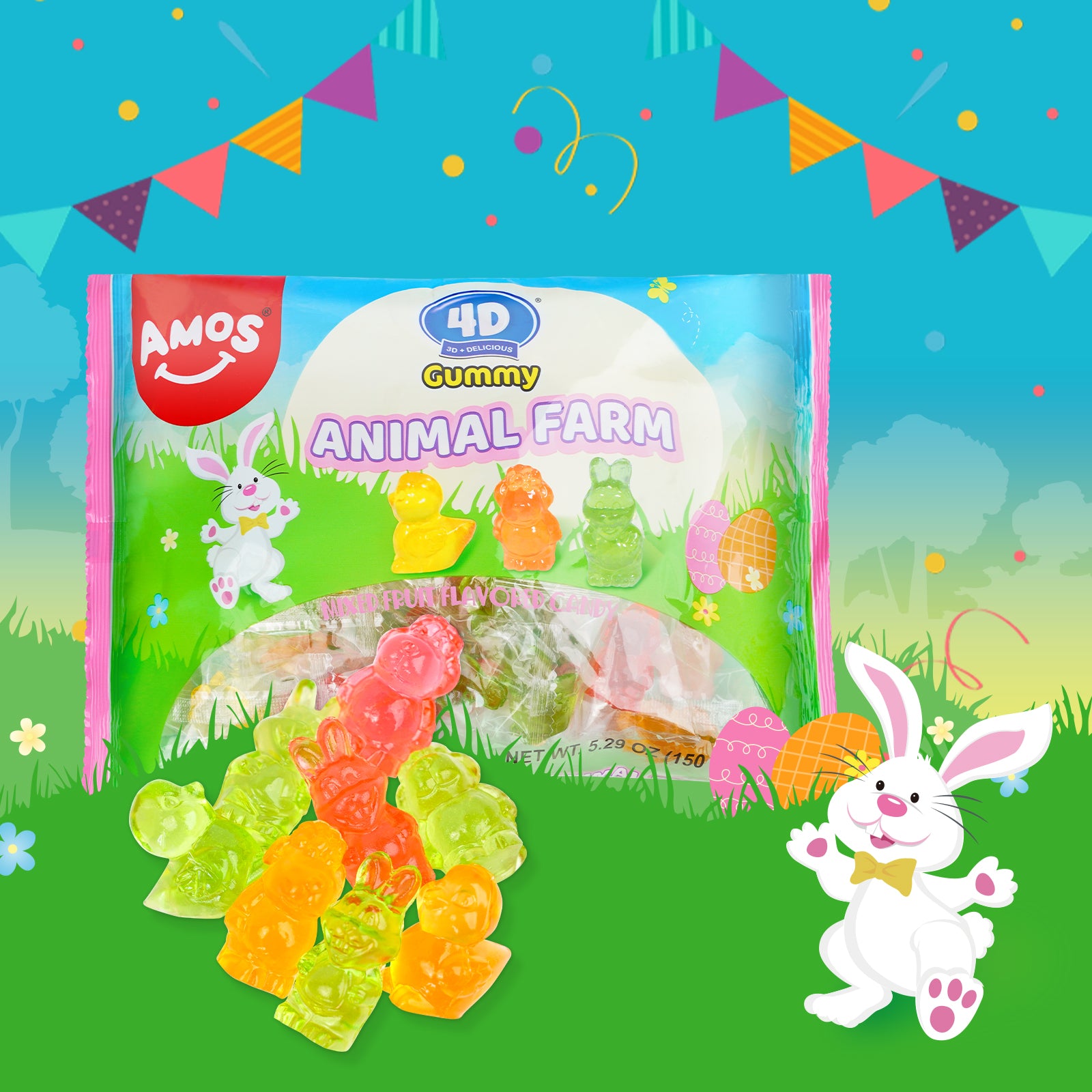 Easter Candy - 4D Animal Farm Gummy