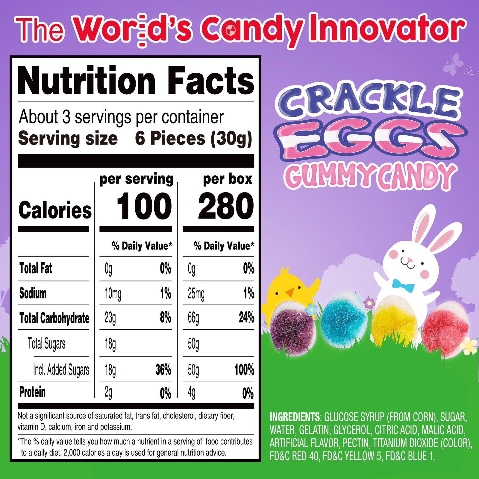 Easter Candy - 4D Crackle Eggs Gummy