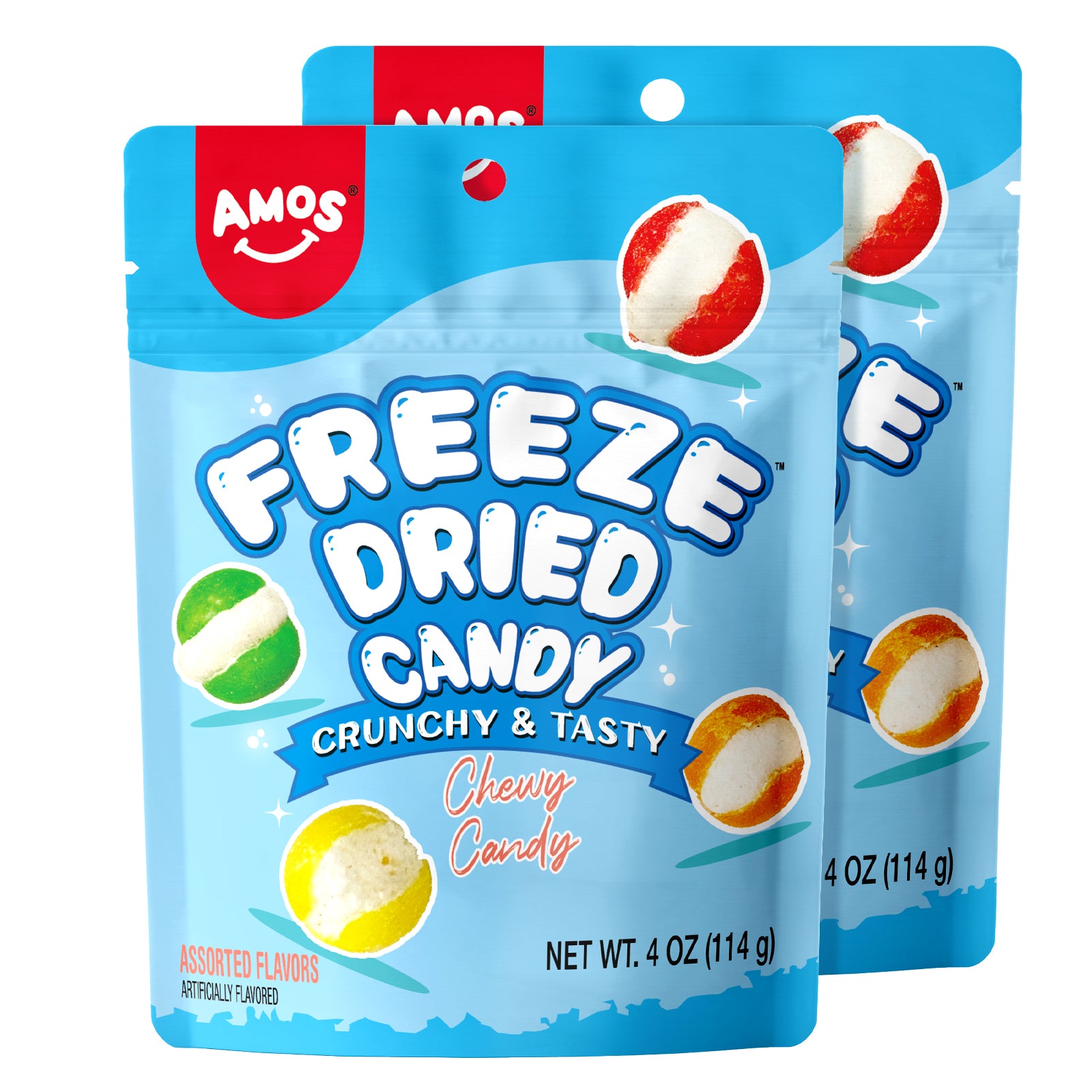 AMOS Freeze Dried Resealable 4oz/Bag