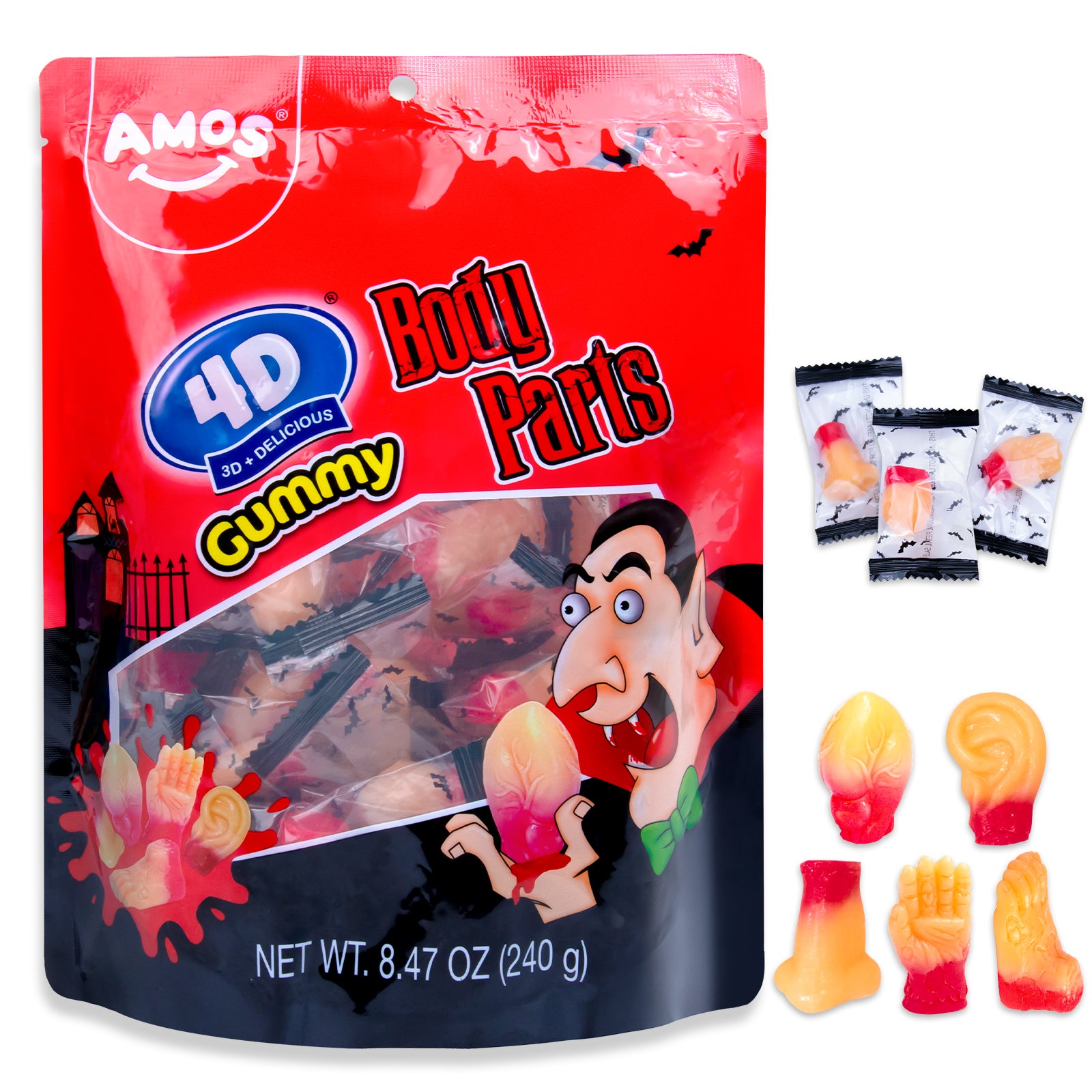 Halloween Candy - 4D Body Parts Gummy