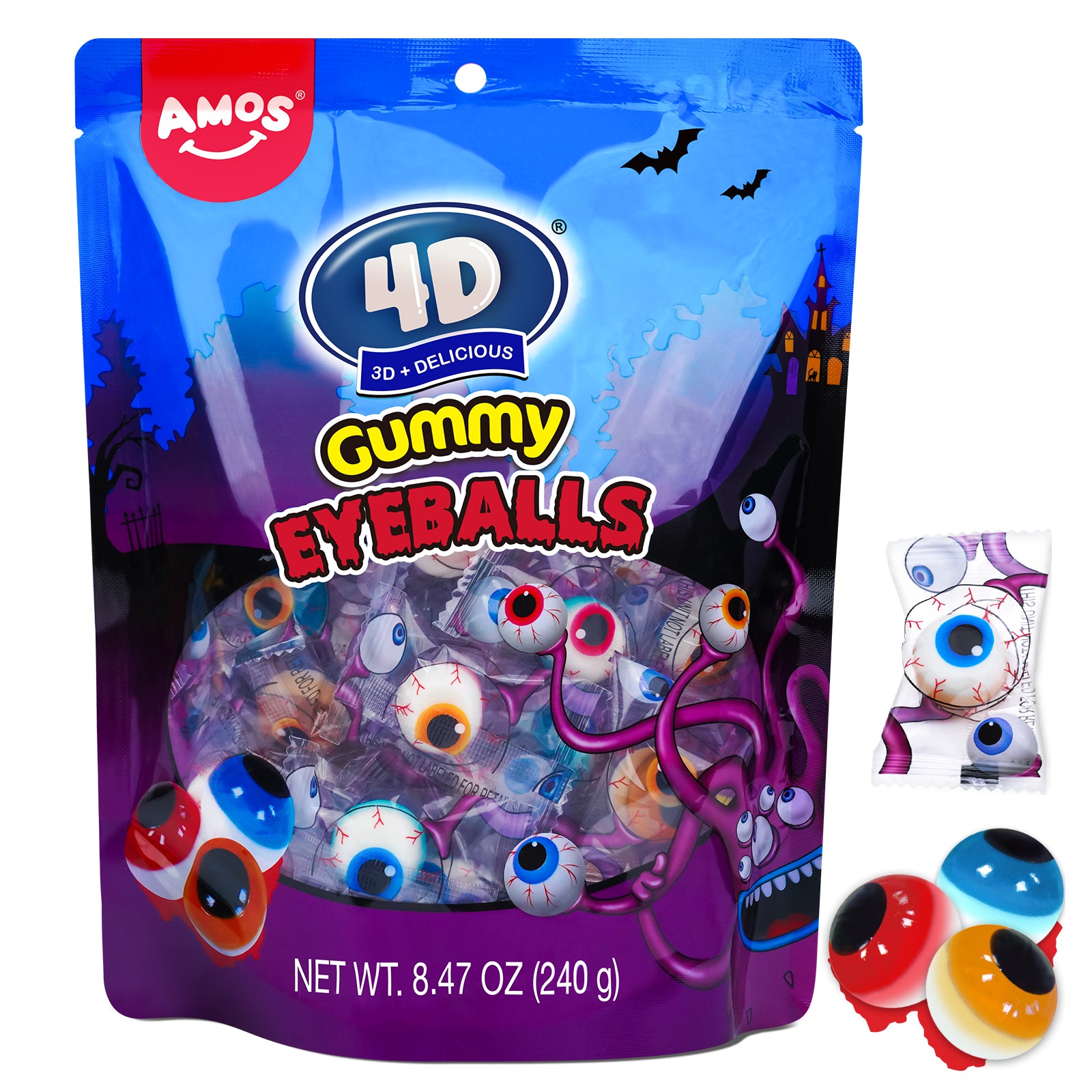 Halloween Candy - 4D Eyeballs Gummy
