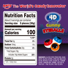 Halloween Candy - 4D Eyeballs Gummy Theater Box