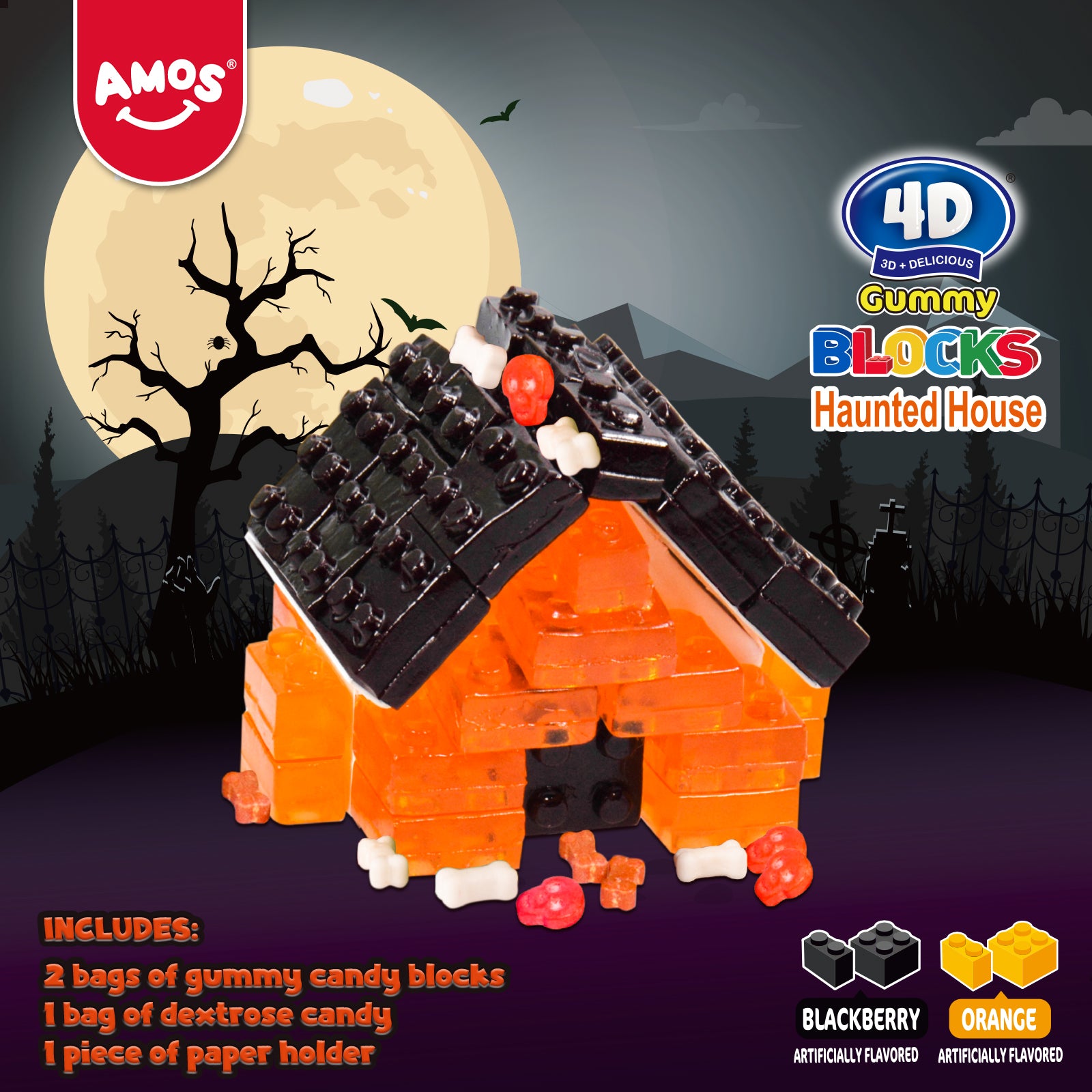 Halloween Candy - 4D Haundted House Gummy