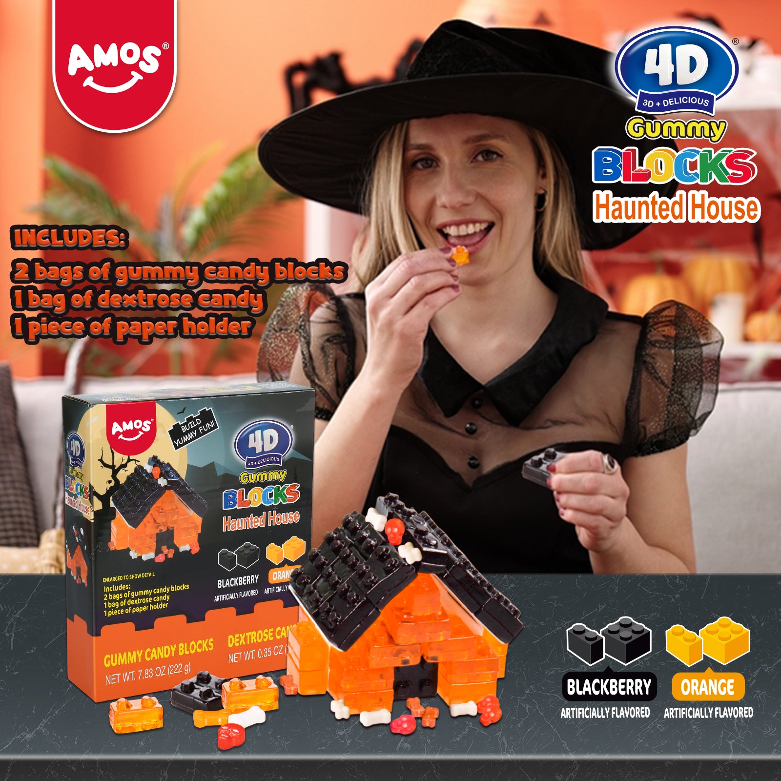 Halloween Candy - 4D Haundted House Gummy