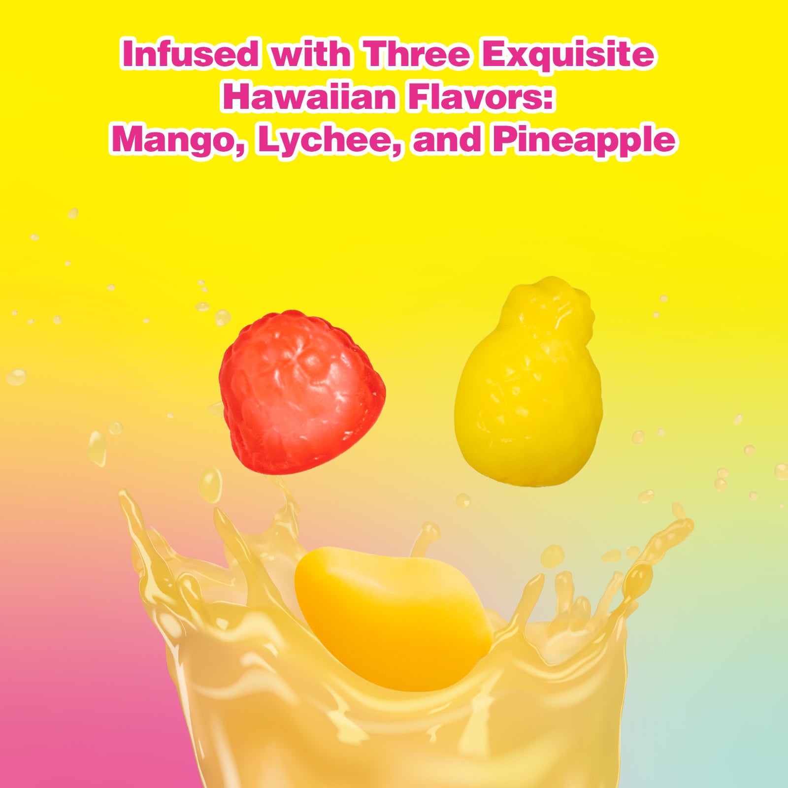 Peelerz - Peelable Gummy(New Mix Flavor - Lychee+Pineapple+Mango)- 608g